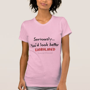 Funeral Director/Mortician Funny Hearse Design T-shirt