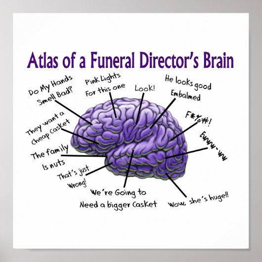 Funeral Director/Mortician Funny Poster (Voorkant)