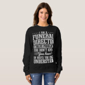 Funeral Director Mortician Undertaker Mortuary Emb Trui (Voorkant volledig)