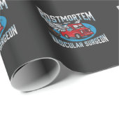 Funeral Director Postmortem Vascular Surgeon Cadeaupapier (Rol Hoek)