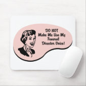 Funeral Director Voice Muismat (Met muis)