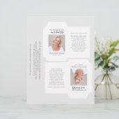 Funeral Favor Seed Packet DIY Sjabloon (Staand voorkant)