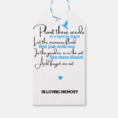 Funeral Favors | Memorandum van Labels Cadeaulabel (Voorkant)