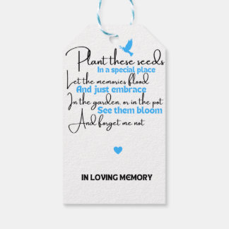 Funeral Favors | Memorandum van Labels Cadeaulabel
