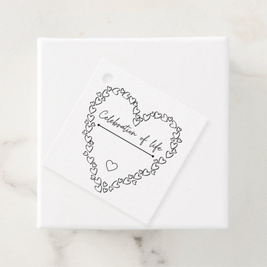 Funeral Favors | Viering van Labels voor het ophan (In situ)