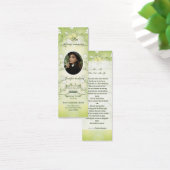 Funeral Floral Bladwijzer Sjabloon Mini Visitekaartjes (Bureau)