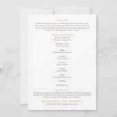 Funeral Floral Photo Order of Service Programme (Achterkant)