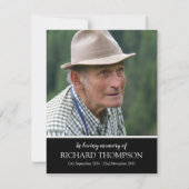 Funeral Foto bedankt | Dienstenvolgorde (Voorkant)