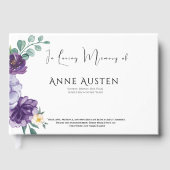 Funeral Guest Book - Editable  Gastenboek (Voorkant)