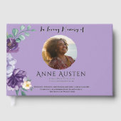 Funeral Guest Book - Editable  Gastenboek (Voorkant)