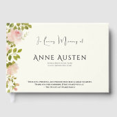 Funeral Guest Book Gastenboek (Voorkant)