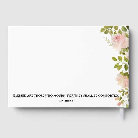 Funeral Guest Book Gastenboek (Achterkant)