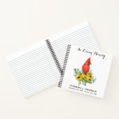 Funeral Guestbook Memorial Sunflower Cardinaal Notitieboek (Binnen)