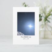 Funeral Hartelijk dank, kaarten met aangepaste fot (Staand voorkant)