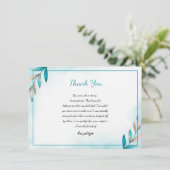 Funeral - Hartelijk dank - Sjabloon creditcard (Staand voorkant)