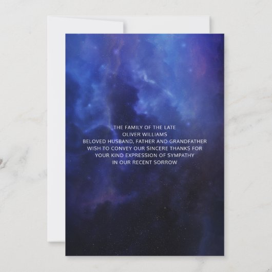 Funeral Hartelijk dank voor het sympathie van de f (Achterkant)