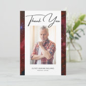 Funeral Hartelijk dank voor het sympathie van de f (Staand voorkant)