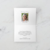 Funeral Heartfelt Bedankt Green Heart Leaves (Binnen)