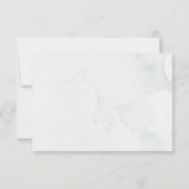 Funeral Heartfelt Bedankt Waterverf Green Leaves (Achterkant)