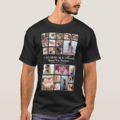 Funeral Herdenking Foto Collage T-shirt (Voorkant)