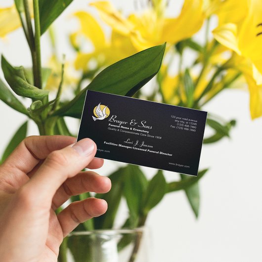 Funeral Home & Crematory Visitekaartje