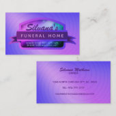 Funeral Home Slogans Visitekaartjes (Voorkant / Achterkant)
