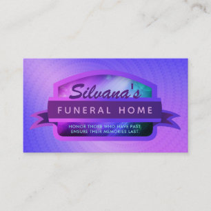 Funeral Home Slogans Visitekaartjes