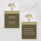 Funeral Home Visitekaartje (Voorkant / Achterkant)