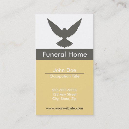 Funeral Home Visitekaartje (Voorkant)