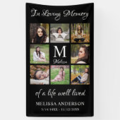 Funeral in het liefhebben van gepersonaliseerde fo spandoek (Verticaal)