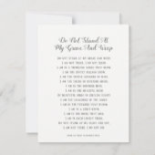 Funeral in liefhebbende geheugenwolken gedicht ged (Achterkant)