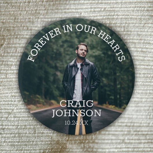 Funeral in Loving Memory | Foto Ronde Button 7,6 Cm