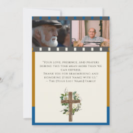 Funeral Invitation Card – Celebration of Life Save The Date