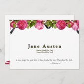 Funeral Invitation - Editable  Save The Date (Voorkant / Achterkant)