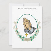 Funeral Invitation  Save The Date (Voorkant)