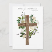 Funeral Invitation  Save The Date (Voorkant)