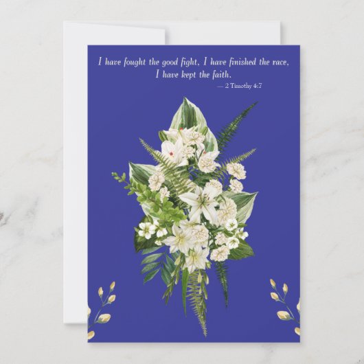 Funeral Invitation Save The Date (Voorkant)