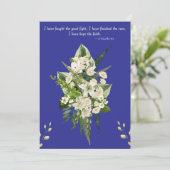 Funeral Invitation  Save The Date (Staand voorkant)