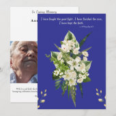 Funeral Invitation  Save The Date (Voorkant / Achterkant)