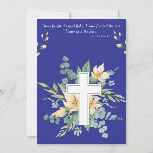 Funeral Invitation  Save The Date (Voorkant)