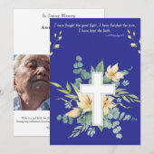 Funeral Invitation  Save The Date (Voorkant / Achterkant)