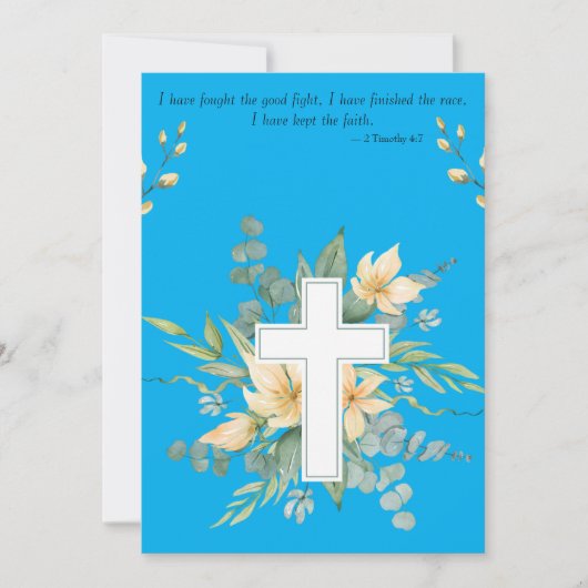 Funeral Invitation  Save The Date (Voorkant)