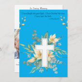 Funeral Invitation  Save The Date (Voorkant / Achterkant)