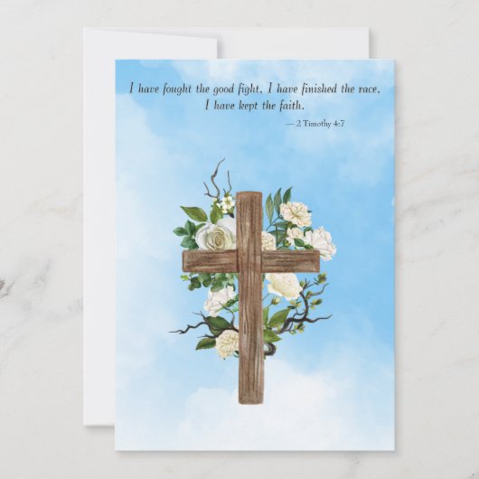 Funeral Invitation  Save The Date (Voorkant)