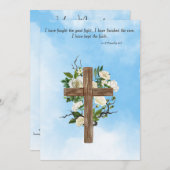 Funeral Invitation  Save The Date (Voorkant / Achterkant)