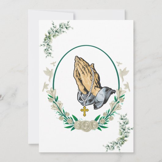 Funeral Invitation  Save The Date (Voorkant)