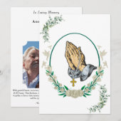 Funeral Invitation  Save The Date (Voorkant / Achterkant)