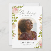 Funeral Invitation Save The Date (Voorkant)