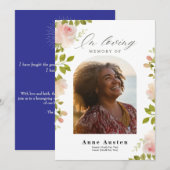 Funeral Invitation  Save The Date (Voorkant / Achterkant)