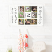 Funeral is aangepast aan de videobeelden spandoek (Insitu)